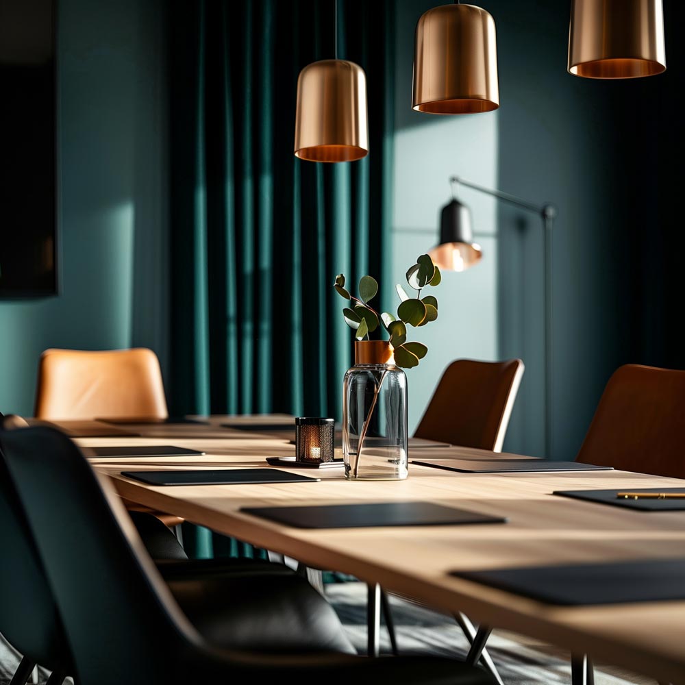 Konferensbord i modern miljö