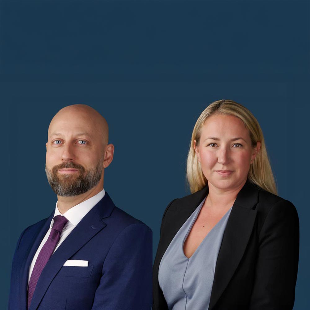 Nya delägarna Anthony Krystek och Alexandra Jaktelius Ferm