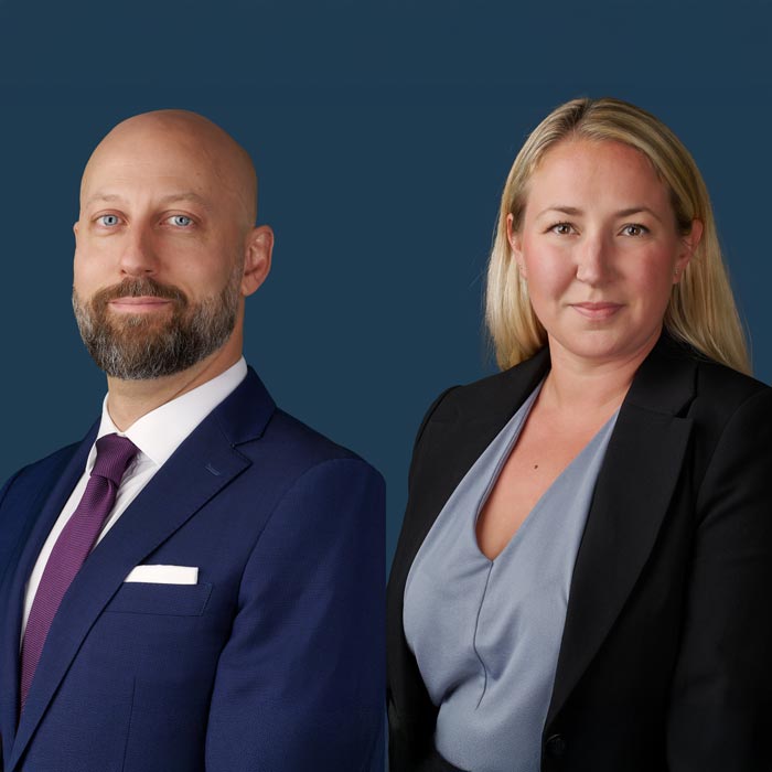 Nya delägarna Anthony Krystek och Alexandra Jaktelius Ferm